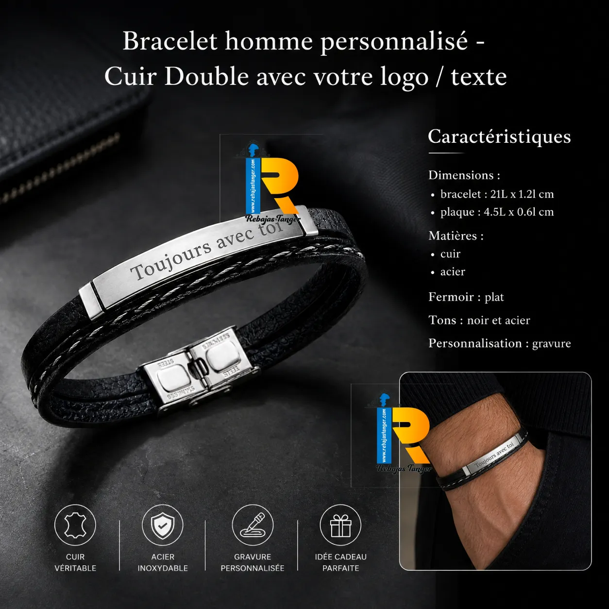 Cadeau personnalisé pour homme Maroc